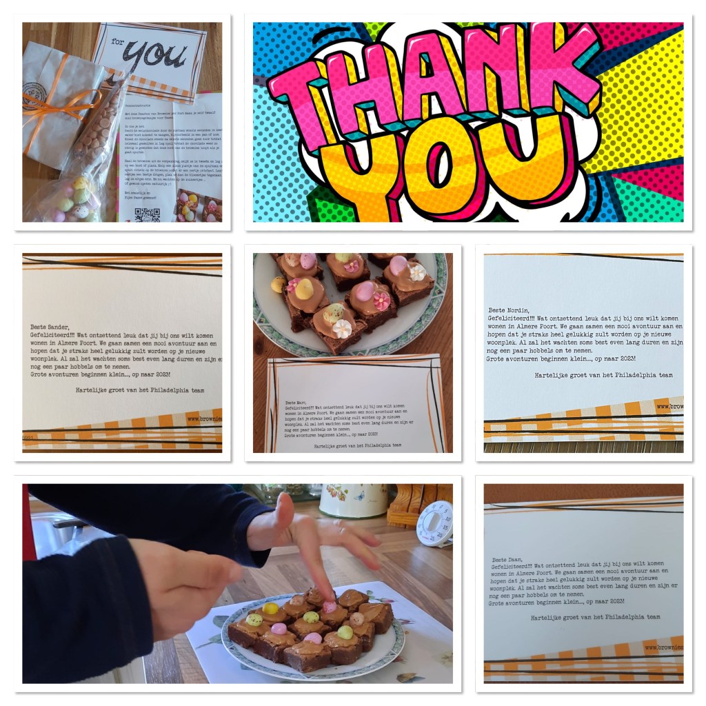 De kaartjes en het bellers van Philadelphia voor Daan, Nordin, Marc en Sander