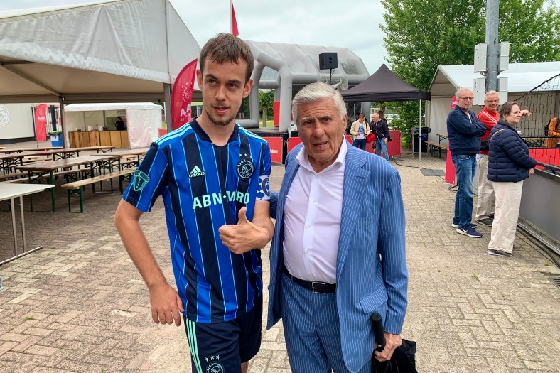 Sander samen met Sjaak Swart