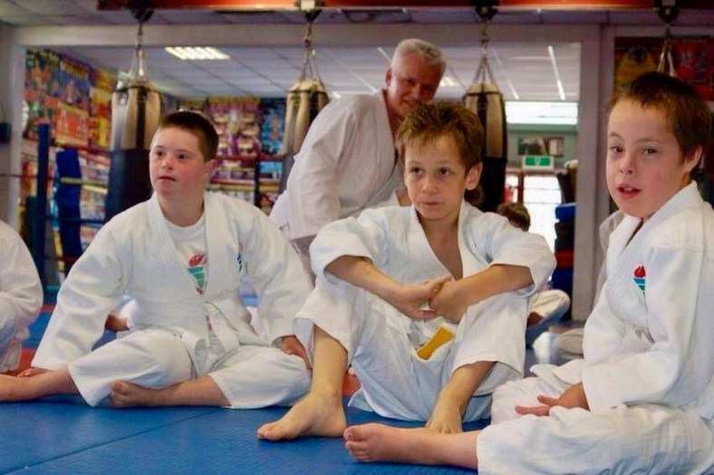 Marco, Sander en Nordin bij Judo