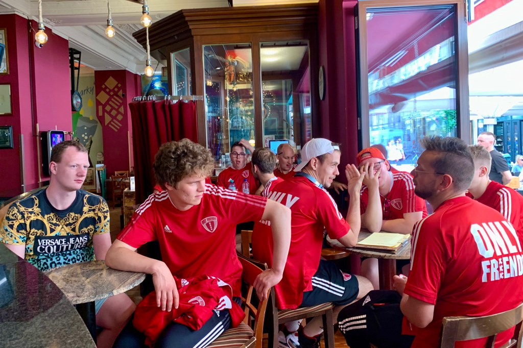 Teamlunch in het centrum van Wenen